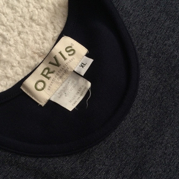 Vintage Orvis Heavyweight Rayon Blend Tee - Picture 6 of 6